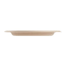 Karat Earth 10" Bagasse Plate, Round, 3-Compartment, Natural, PFAS Free