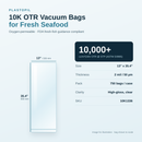 PLASTOPIL - 10K OTR Vacuum Bag for Fresh Seafood 13 x 35.4 (750/Case, 2 mil)