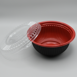 The 1 - Red/Black PP Bowl & Lids