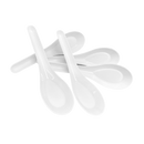 Karat Med-Heavy Weight Asian Soup Spoon - White -1,000ct.