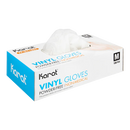 Karat Vinyl Powder-Free Gloves (Clear), Medium - 1,000 pcs