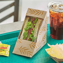 World Centric - Sandwich Wedge Container with PLA Window 500ct.