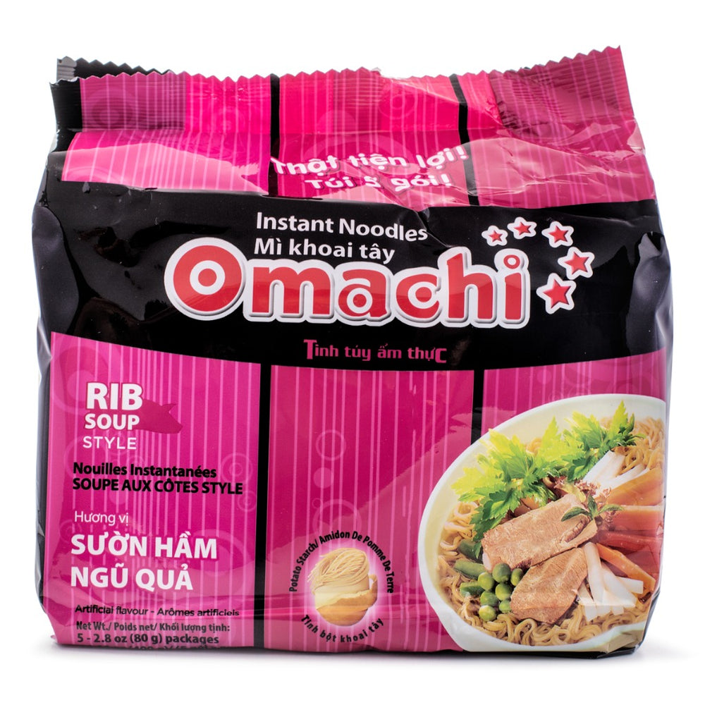 ◆Omachi◆ Omachi Instant Noodles Ribs Soup Flavor Case