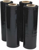 Black Pallet Stretch Wrap 80 gauges 18"x1500' 4 rolls per case