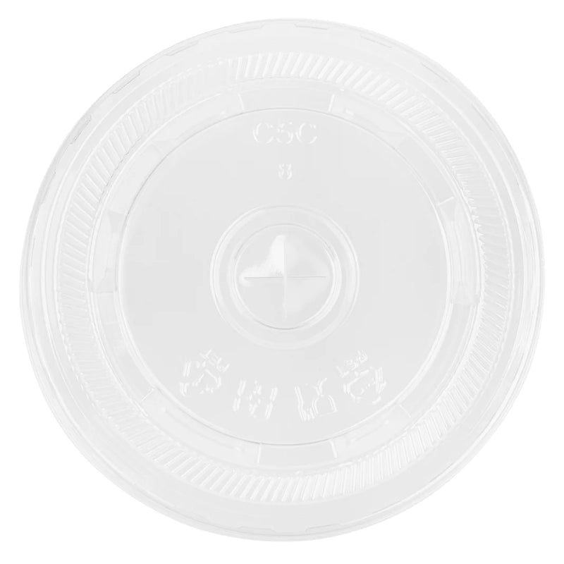 Karat PET Flat Lids for 8.5-24 oz Translucent PP Cups