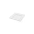 Karat Earth 6”x 6” PFAS Free Bagasse Eco-Friendly Square Plate, White - 500 pcs