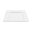 Karat Earth PFAS-Free bagasse square plate, white