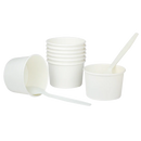 Karat Earth - White 12oz Food Container (114.6mm) - 500ct