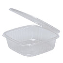 PET Plastic Tamper Resistant Hinged Deli Container with Lid - 200ct. 48oz - 120ct
