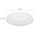 32oz PLA Flat Lid for Cup (107mm) - KARAT 500 ct