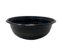 The 1 - Black 24oz PP Noodle Bowl w/ Lids - 300ct