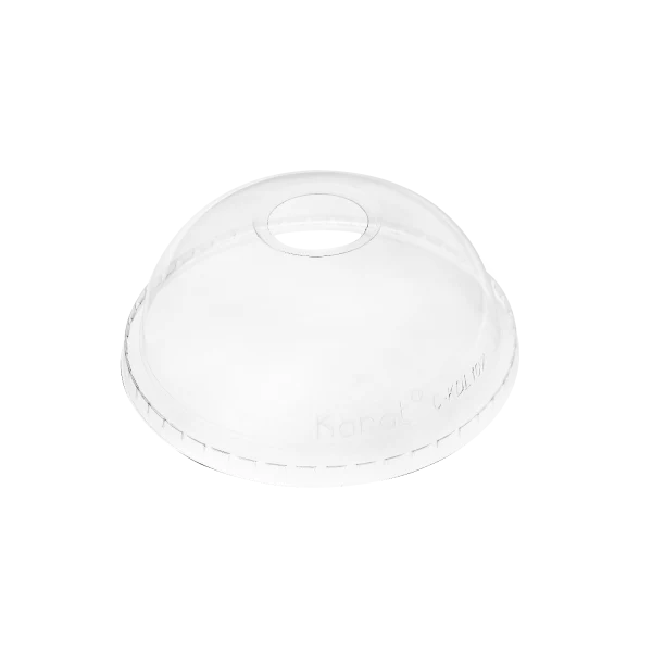 Karat 107mm PET Plastic Dome Lids - 500 pcs