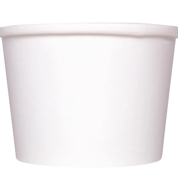 Karat - White 8oz Food Containers (95mm) - 1000ct.