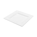 Karat Earth PFAS-Free bagasse square plate, white