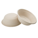 Karat Earth Bagasse Round Bowl, 40oz, Natural, 500ct. PFAS Free