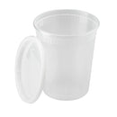 PCT 32oz PP Deli Cups w/ Lids - 240ct