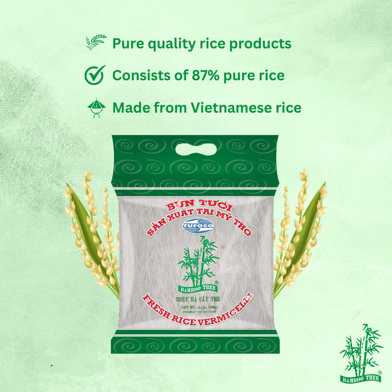 Bamboo Tree Fresh Rice Vermicelli 908g/bag 18bags/cs