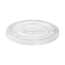 24oz PLA Flat Lid for 12 Cup No Hole (98mm) - KARAT  1000 ct