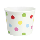 Karat - 16 oz Paper Food Containers (Stock Print "Dots")