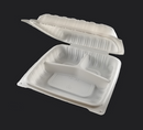 Loebay - Cornstarch Clamshell, 9x9, 3-Compartment, 150ct