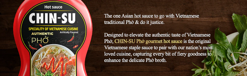 Chin-Su Pho Hot Sauce Case (470g x 12)