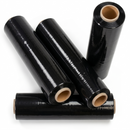 Black Pallet Stretch Wrap 80 gauges 18"x1500' 4 rolls per case