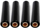 Black Pallet Stretch Wrap 80 gauges 18"x1500' 4 rolls per case