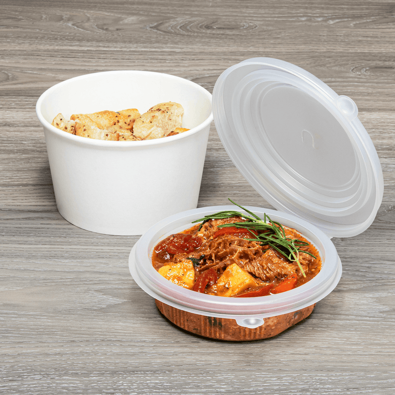 Karat - 16 oz PP Hinged Insert for 24-32 oz Paper Food Container (142mm) - 300ct