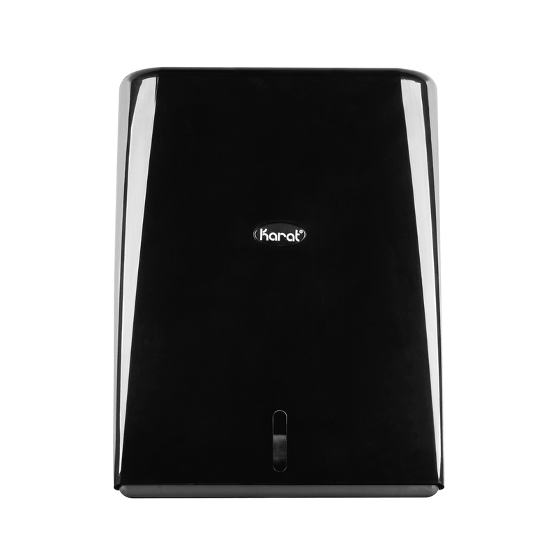 Karat - Black Standard Multi-Fold Towel Dispenser