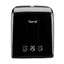 Karat - Black Auto-Cut Roll Towel Dispenser, 1.97" Core
