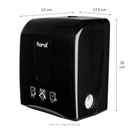 Karat - Black Auto-Cut Roll Towel Dispenser, 1.97" Core