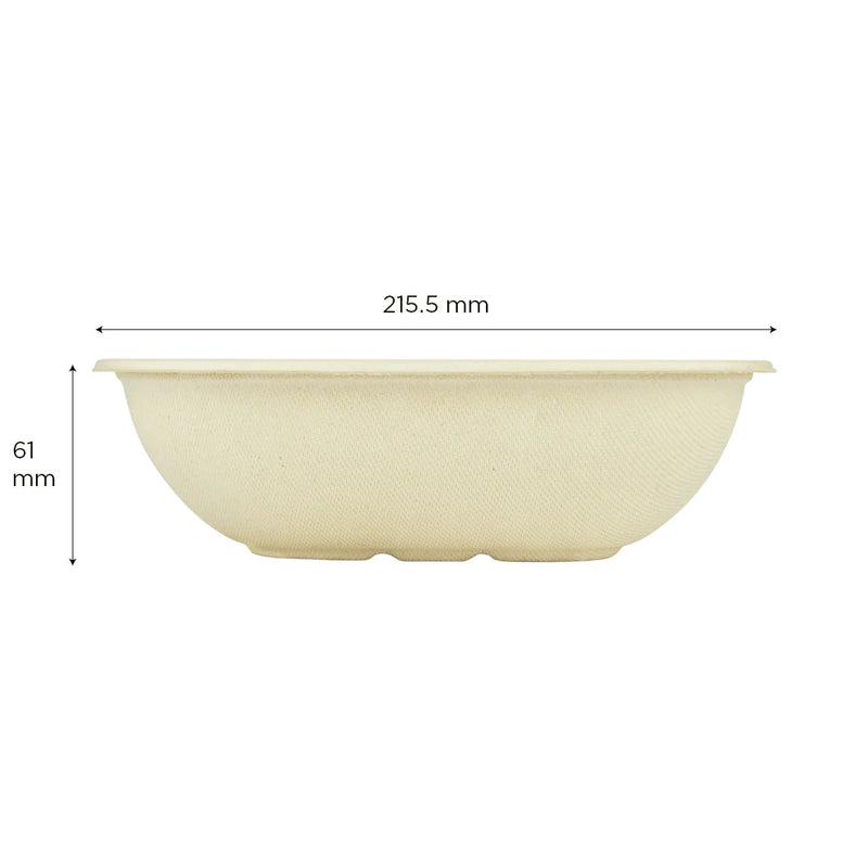 Karat Earth - PFAS-FREE Bagasse Square Bowls & Lids - 300ct