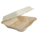 World Centric - PFAS-Free Bagasse Fiber PLA Lined (Laminated) Hinged Containers