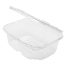 PET Plastic Tamper Resistant Hinged Deli Container with Lid - 200ct.