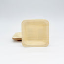 VerTerra 4.5"x4.5" Square Wooden Plate - Case of 300