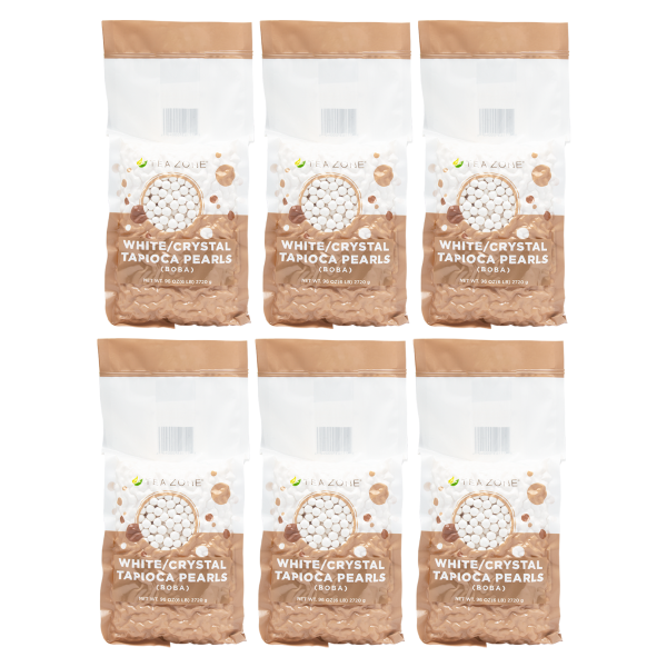 White Tapioca Pearls - Tea Zone (Case of 6 Bags)