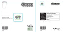ALOHA AINA ECO Clear 16oz PLA Cups (98mm) - 1000ct. "insulated case"