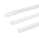 Karat Earth White PLA Colossal Straw, Paper Wrapped, 9", 10mm, 1,600ct. White