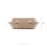 Karat Earth - Natural Bagasse Hinged Containers 9x9x3 3Compartment 200ct