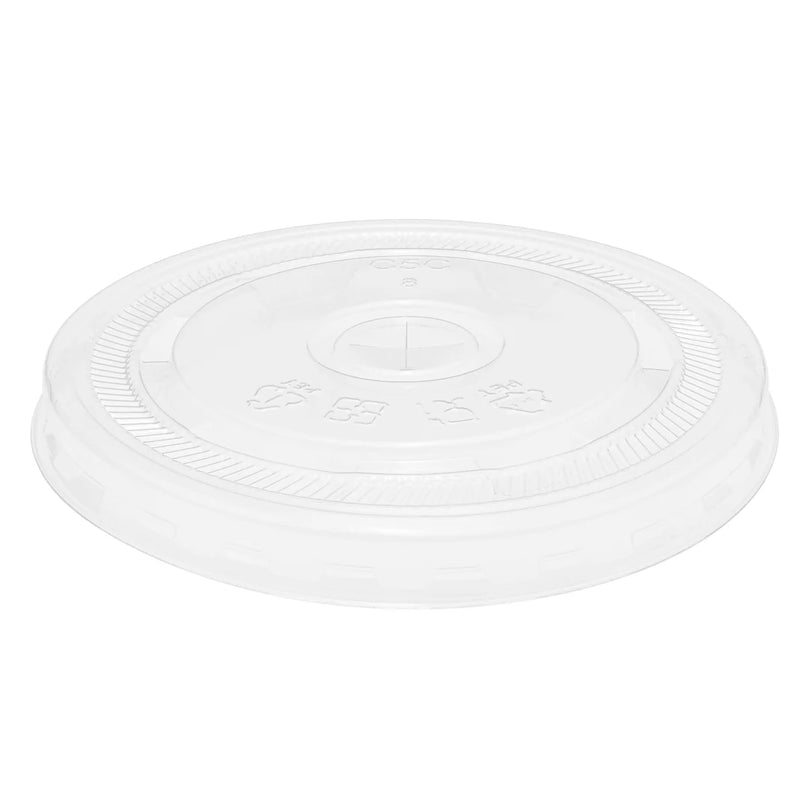 Karat PET Flat Lids for 8.5-24 oz Translucent PP Cups