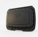 9"x6"x3" MFPP Black Hinged Container (Shaka)