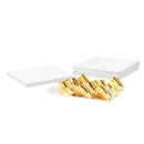 Karat Earth 10”x 10” PFAS Free Bagasse Eco-Friendly Square Plate , White - 500 pcs