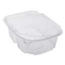 PET Plastic Tamper Resistant Hinged Deli Container with Lid - 200ct.