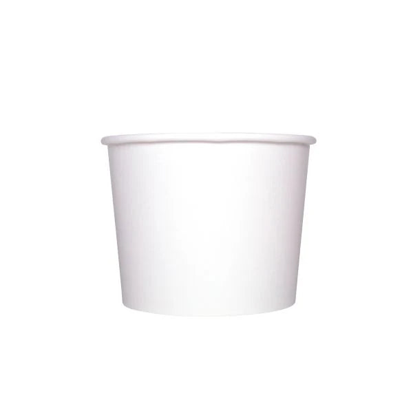 Karat - White 8oz Food Containers (95mm) - 1000ct.