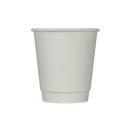 Karat - White 10oz (90mm) Wrapped Insulated Paper Cups - 500ct