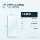 PLASTOPIL - 10K OTR Vacuum Bag for Fresh Seafood 16.1 x 39.4 (750/Case, 2 mil)