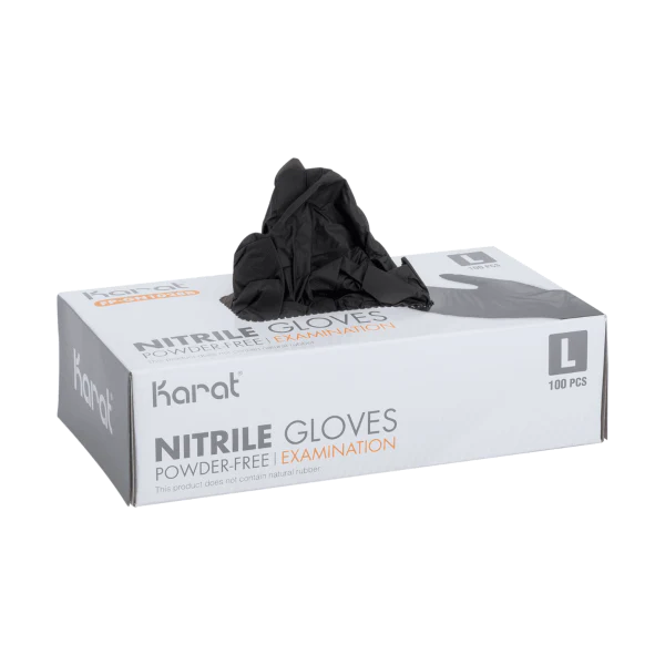 Karat Nitrile Powder-Free Gloves (Black) - 1,000 pcs Large