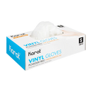 Karat Vinyl Powder-Free Gloves (Clear), Small - 100pcs-Box
