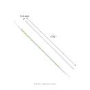 Karat Earth White PLA Jumbo Straw, 7.75", 5mm, 2,000ct