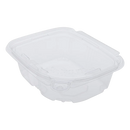 PET Plastic Tamper Resistant Hinged Deli Container with Lid - 200ct.